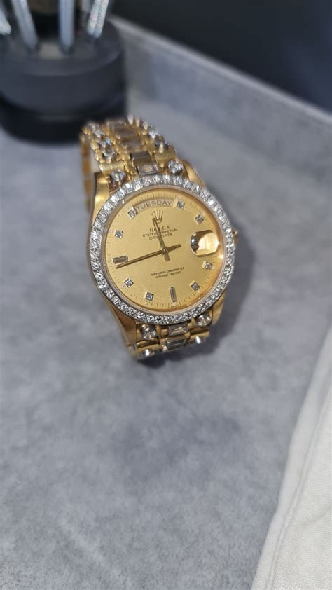 octopussy rolex|Rolex 18038, Yellow Gold And Diamond, Day Date, .